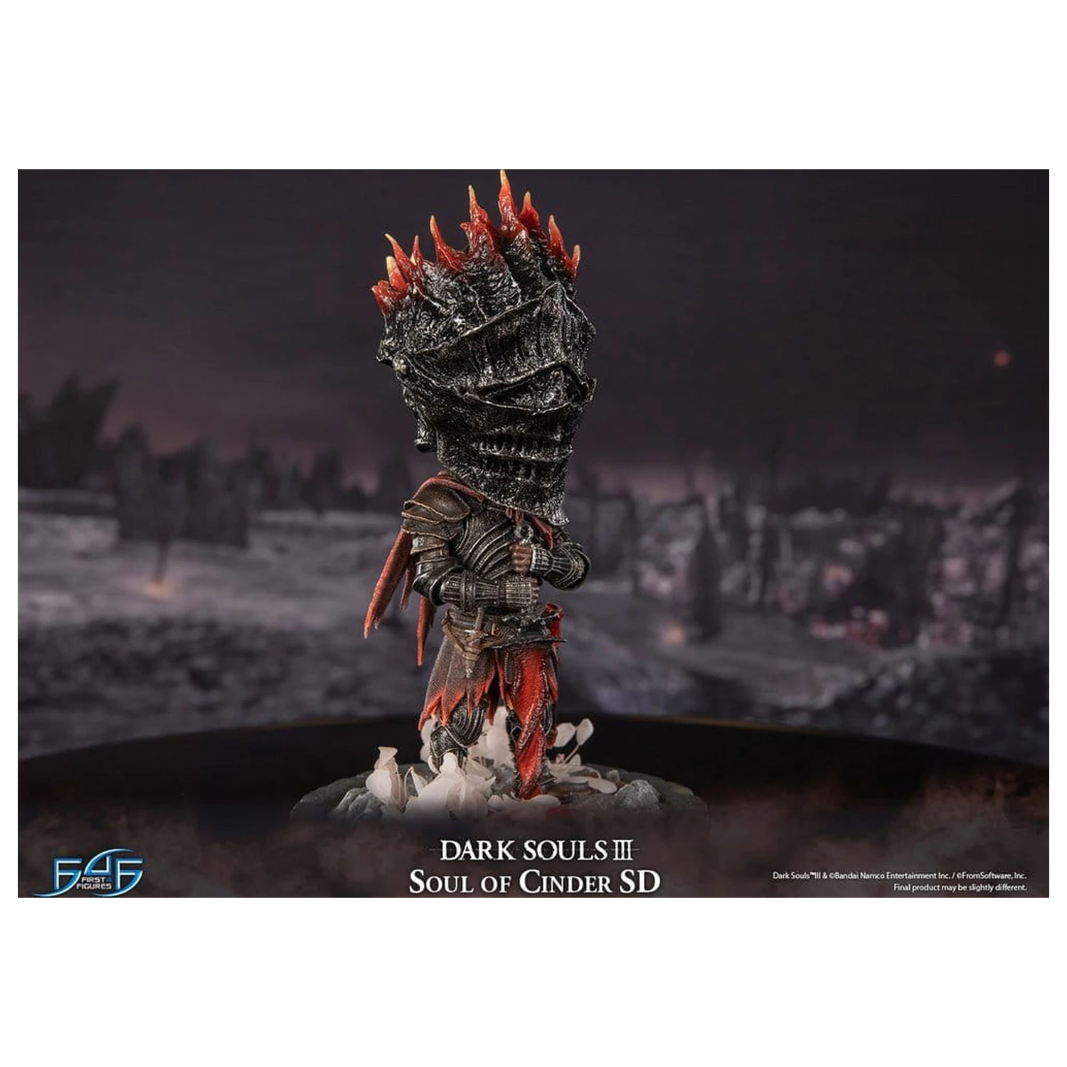 Dark Souls III Pryskyřicová Socha Soul of Cinder SD 22 cm fotografii produktu