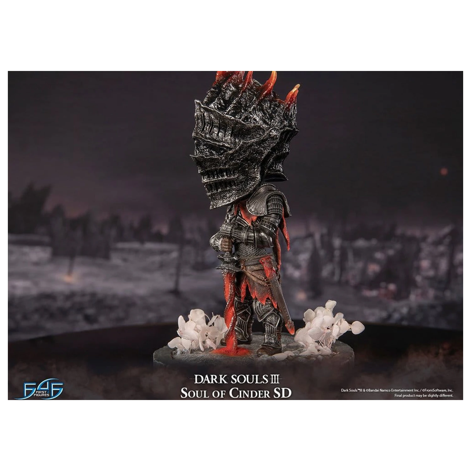 Dark Souls III Pryskyřicová Socha Soul of Cinder SD 22 cm fotografii produktu