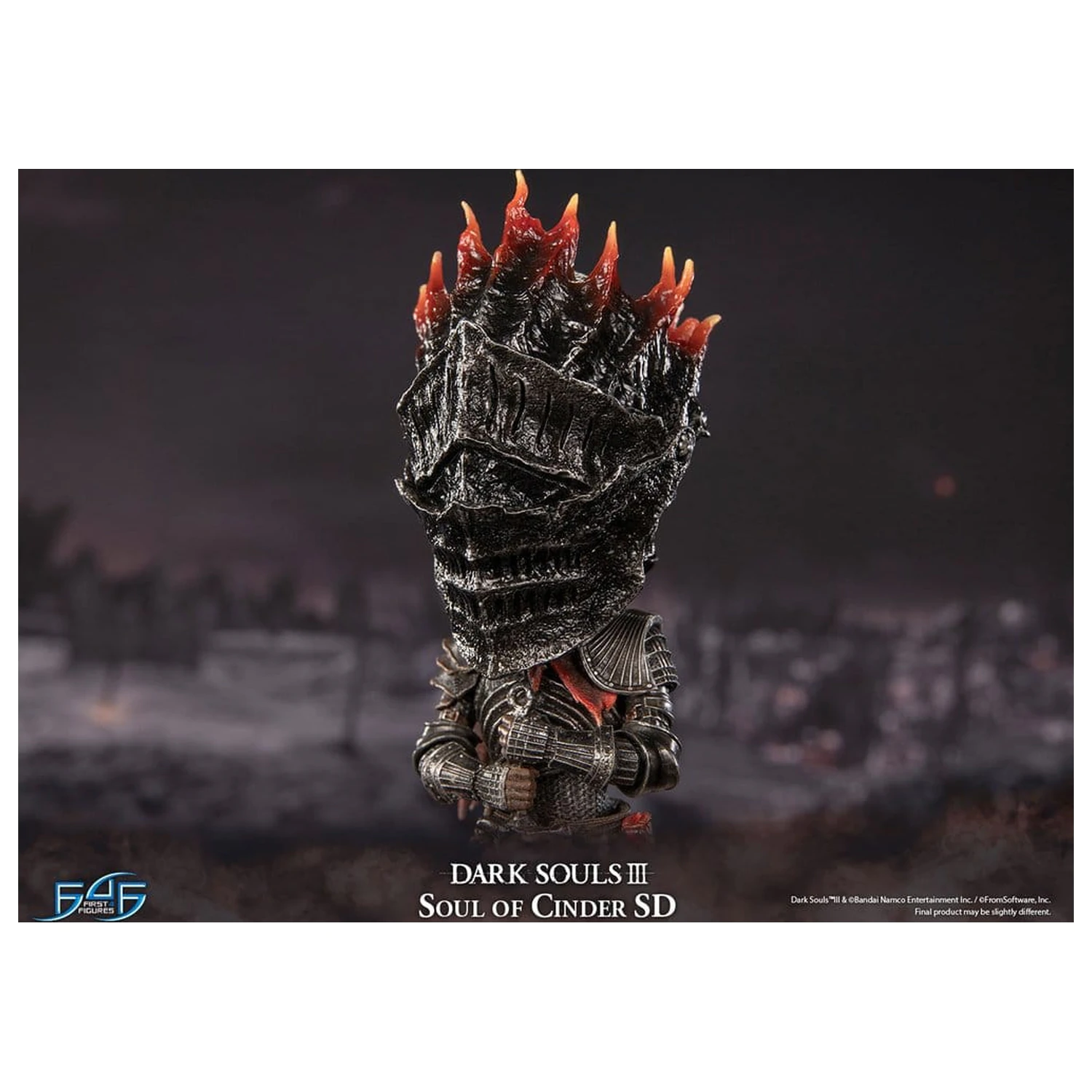 Dark Souls III Pryskyřicová Socha Soul of Cinder SD 22 cm fotografii produktu
