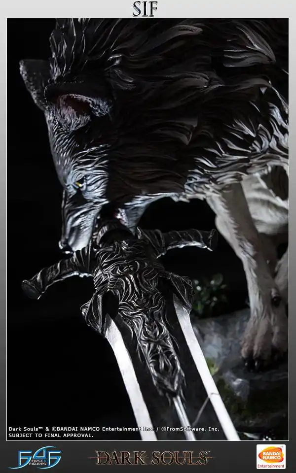 Dark Souls Statue Socha Velký šedý vlk Sif 64 cm fotografii produktu