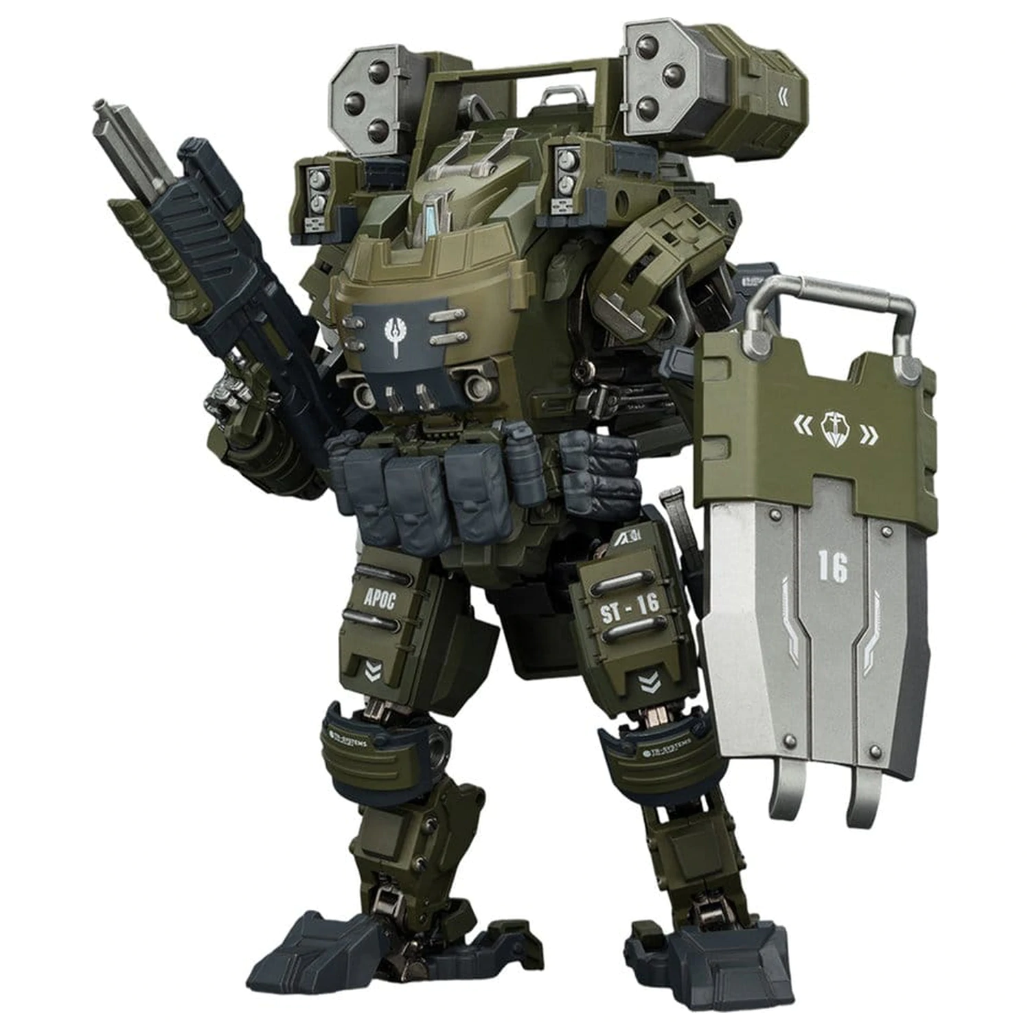 Dark Source Akční figurka 1/25 APOC Series Storm Surge Heavy Fire Assault Mech ST-8616 14 cm fotografii produktu