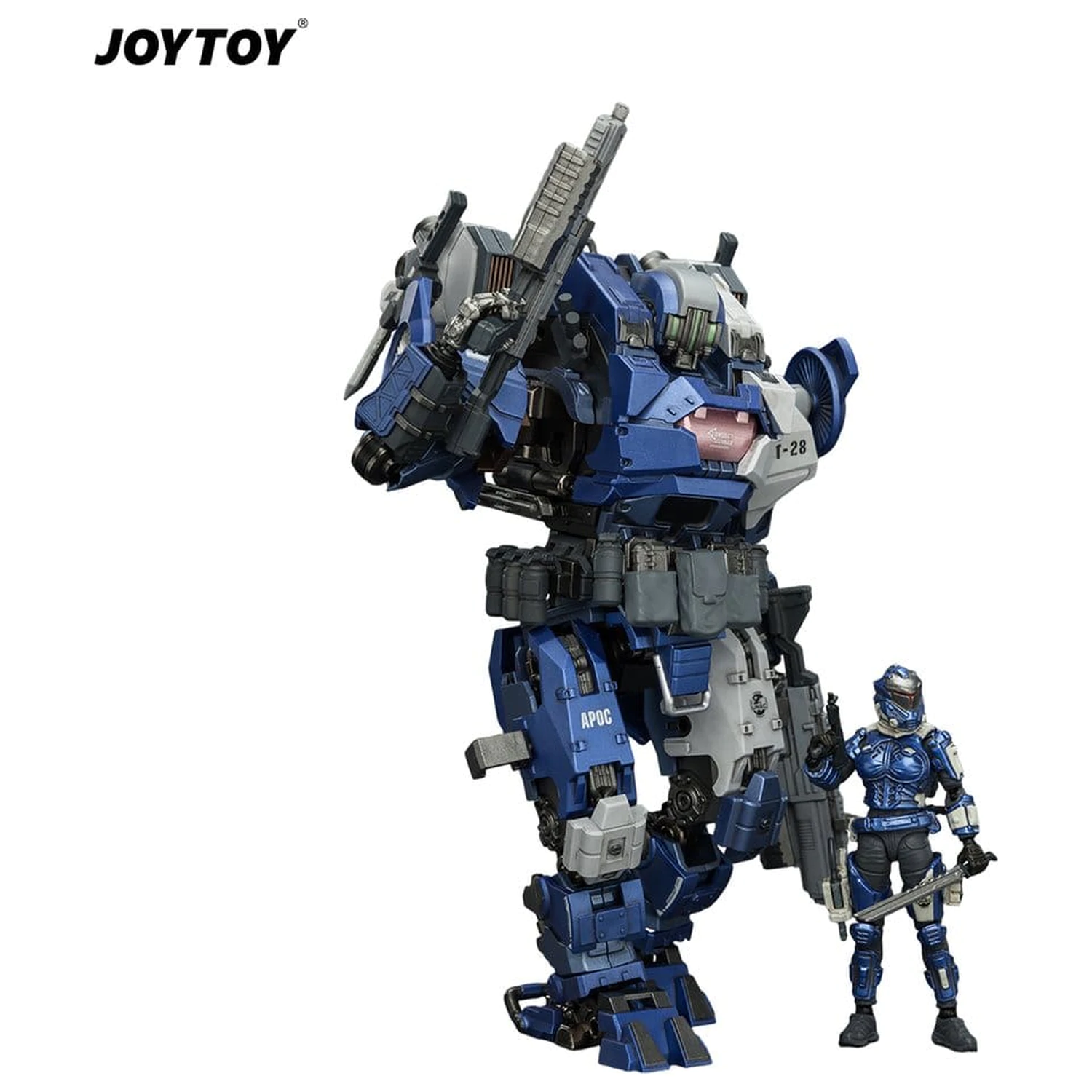 Dark Source APOC Series Action Figure Crusher Rapid Assault Mech ST-8628 17 cm fotografii produktu