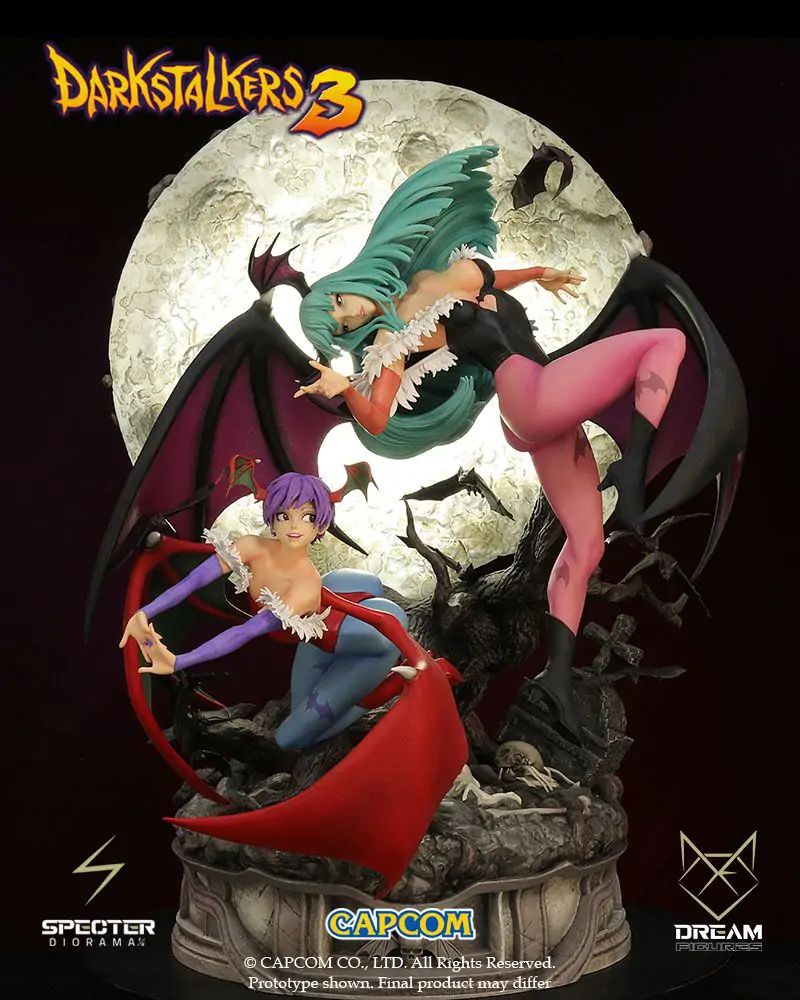 Darkstalkers 3 Dioráma Specter 1/6 Morrigan & Lilith 47 cm fotografii produktu