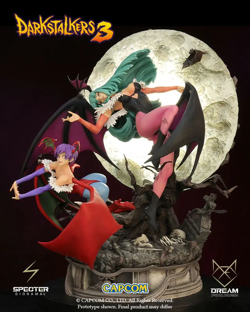 Darkstalkers 3 Dioráma Specter 1/6 Morrigan & Lilith 47 cm fotografii produktu