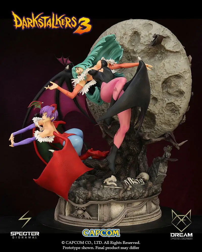 Darkstalkers 3 Dioráma Specter 1/6 Morrigan & Lilith 47 cm fotografii produktu