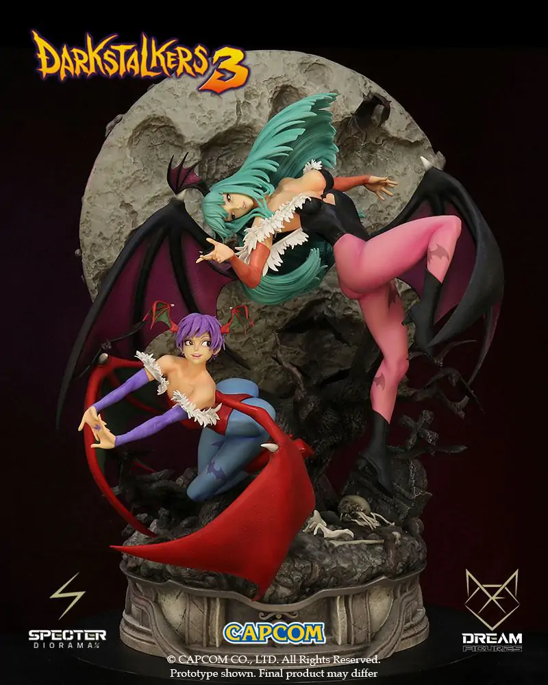 Darkstalkers 3 Dioráma Specter 1/6 Morrigan & Lilith 47 cm fotografii produktu