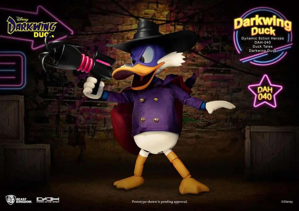 Darkwing Duck Dynamic 8ction Heroes Akční figurka 1/9 Darkwing Duck 16 cm fotografii produktu