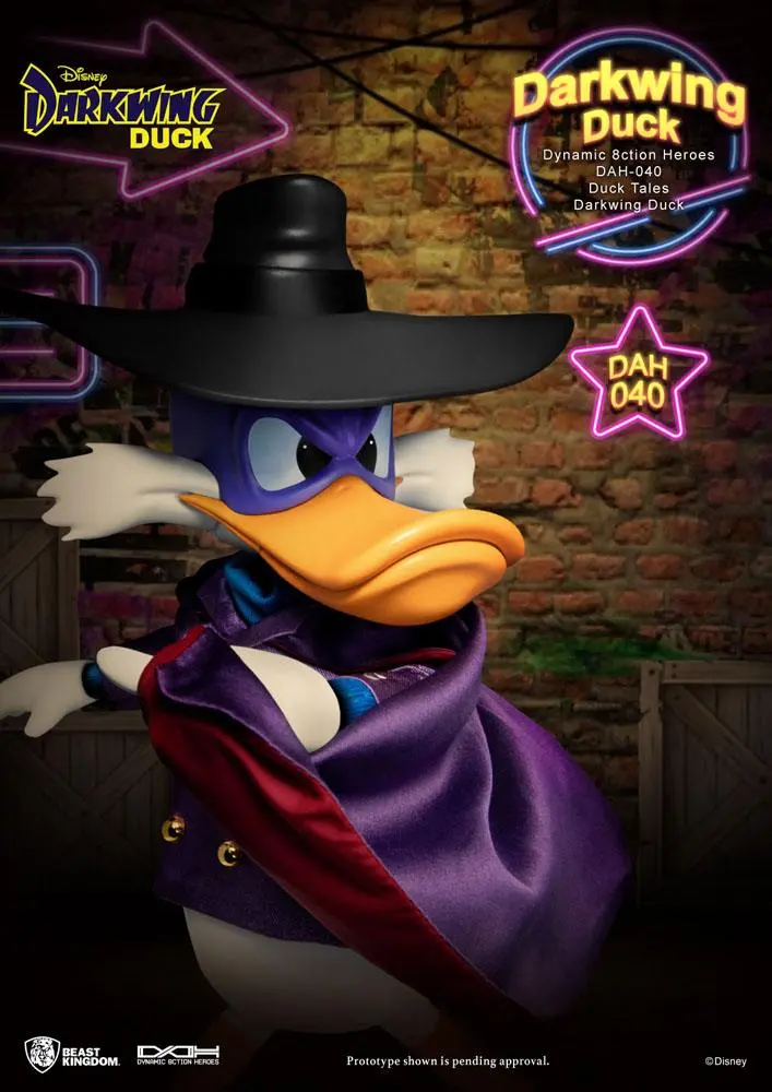 Darkwing Duck Dynamic 8ction Heroes Akční figurka 1/9 Darkwing Duck 16 cm fotografii produktu