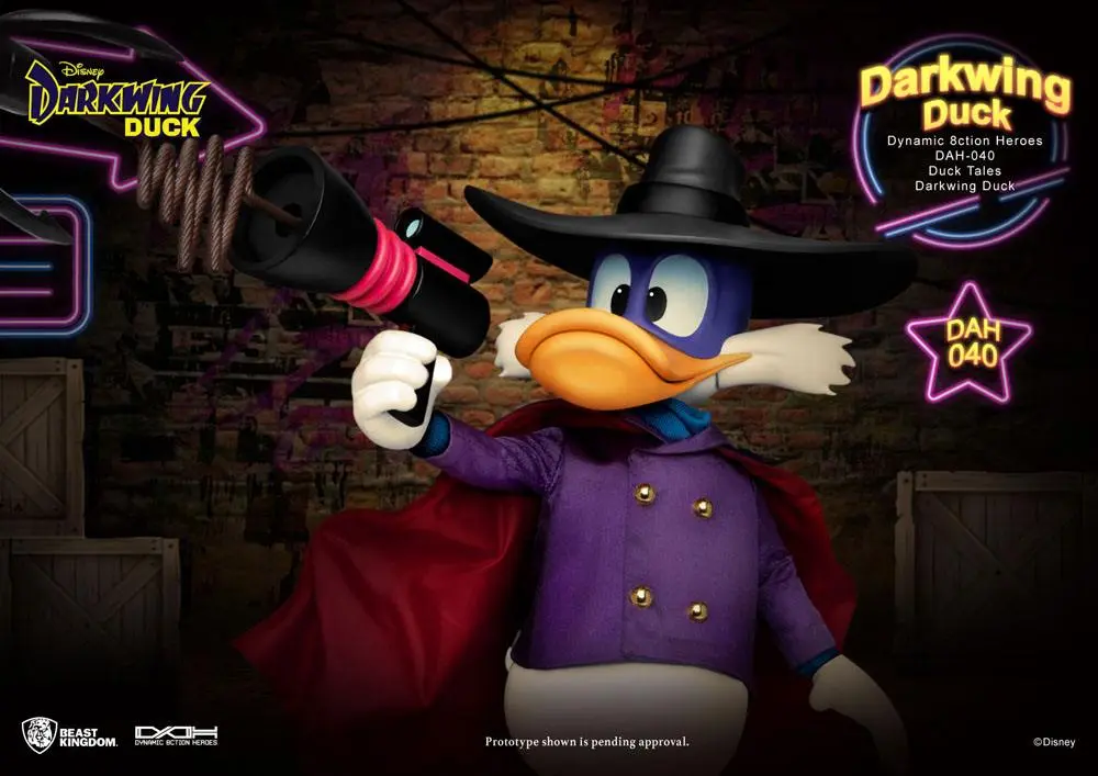 Darkwing Duck Dynamic 8ction Heroes Akční figurka 1/9 Darkwing Duck 16 cm fotografii produktu