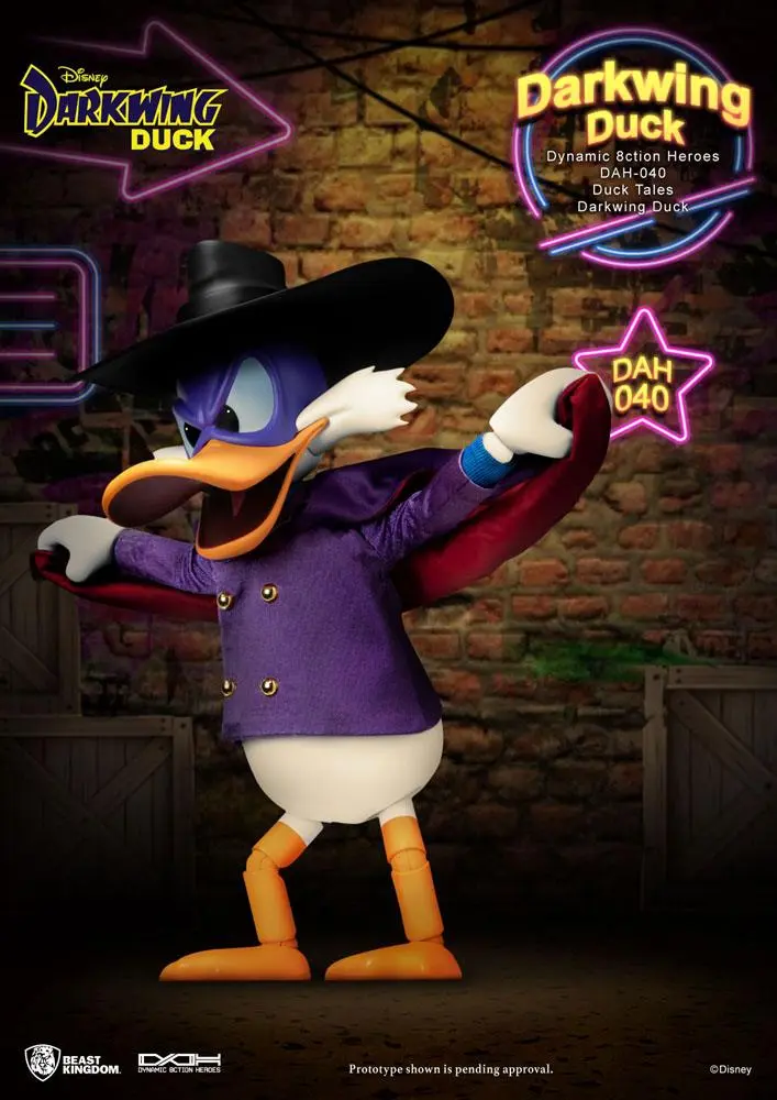 Darkwing Duck Dynamic 8ction Heroes Akční figurka 1/9 Darkwing Duck 16 cm fotografii produktu