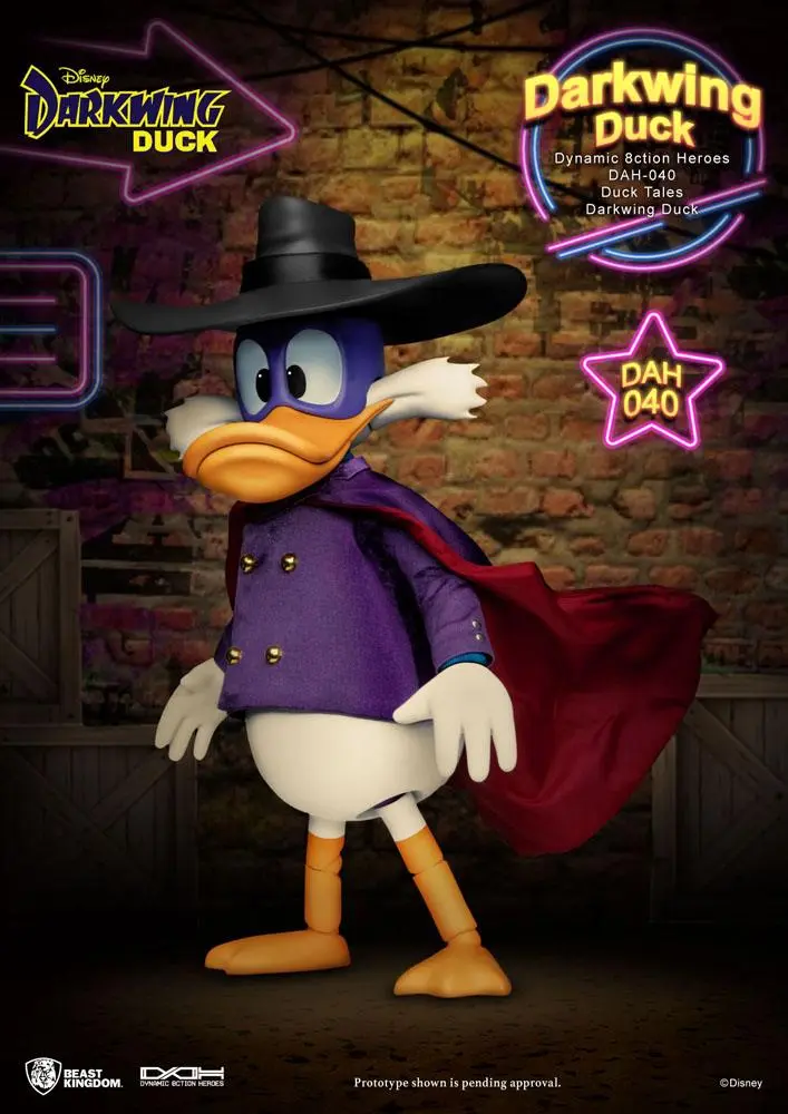 Darkwing Duck Dynamic 8ction Heroes Akční figurka 1/9 Darkwing Duck 16 cm fotografii produktu