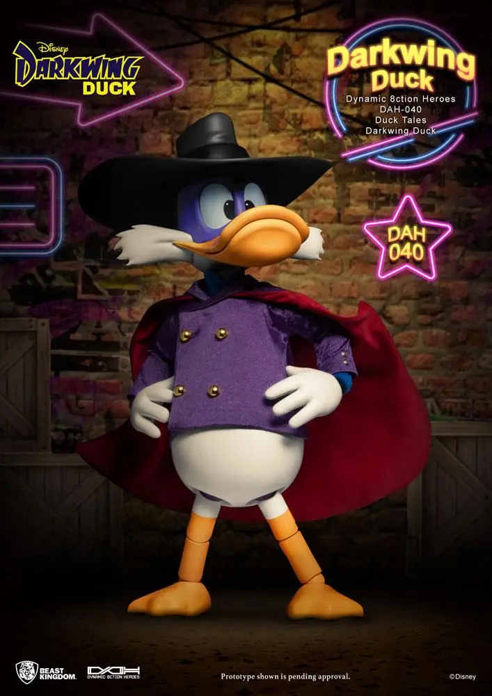 Darkwing Duck Dynamic 8ction Heroes Akční figurka 1/9 Darkwing Duck 16 cm fotografii produktu