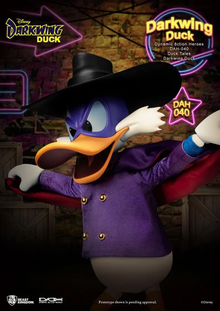 Darkwing Duck Dynamic 8ction Heroes Akční figurka 1/9 Darkwing Duck 16 cm fotografii produktu