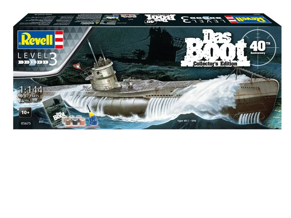 Dárková sada modelů ponorky Das Boot 1/144 U-Boot U96 Typ VII C 40. výročí 46 cm fotografii produktu