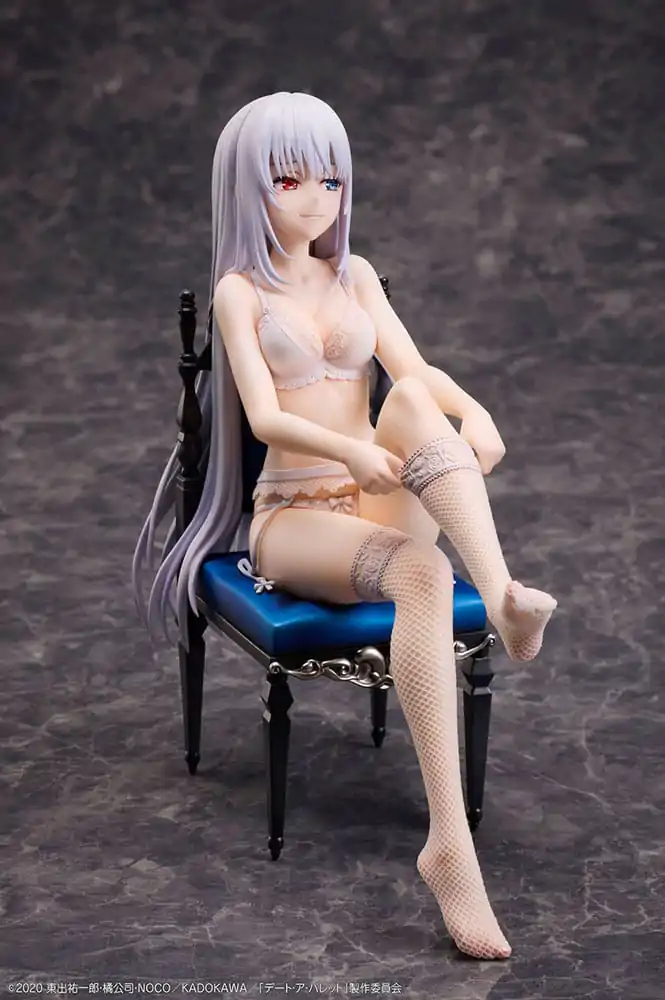 Date A Bullet PVC sochy 1/7 Kurumi Tokisaki & White Queen 17 cm fotografii produktu