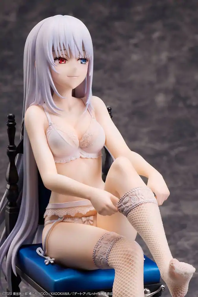 Date A Bullet PVC sochy 1/7 Kurumi Tokisaki & White Queen 17 cm fotografii produktu