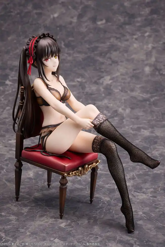 Date A Bullet PVC sochy 1/7 Kurumi Tokisaki & White Queen 17 cm fotografii produktu