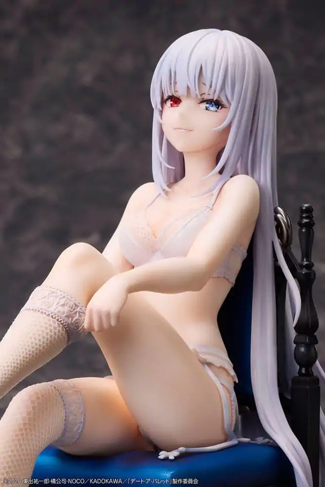 Date A Bullet PVC sochy 1/7 Kurumi Tokisaki & White Queen 17 cm fotografii produktu