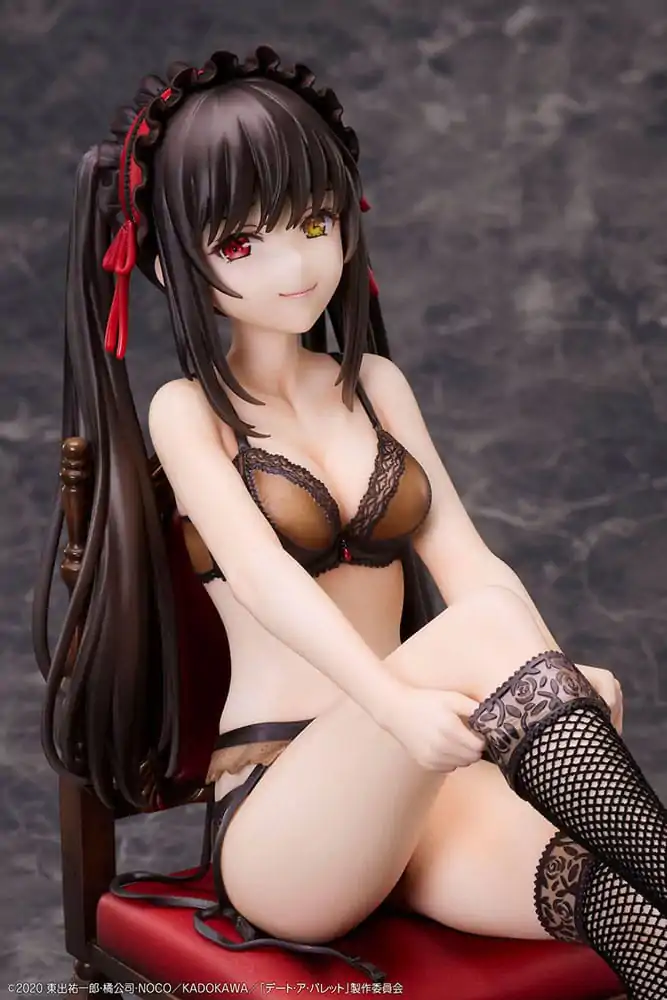 Date A Bullet PVC sochy 1/7 Kurumi Tokisaki & White Queen 17 cm fotografii produktu