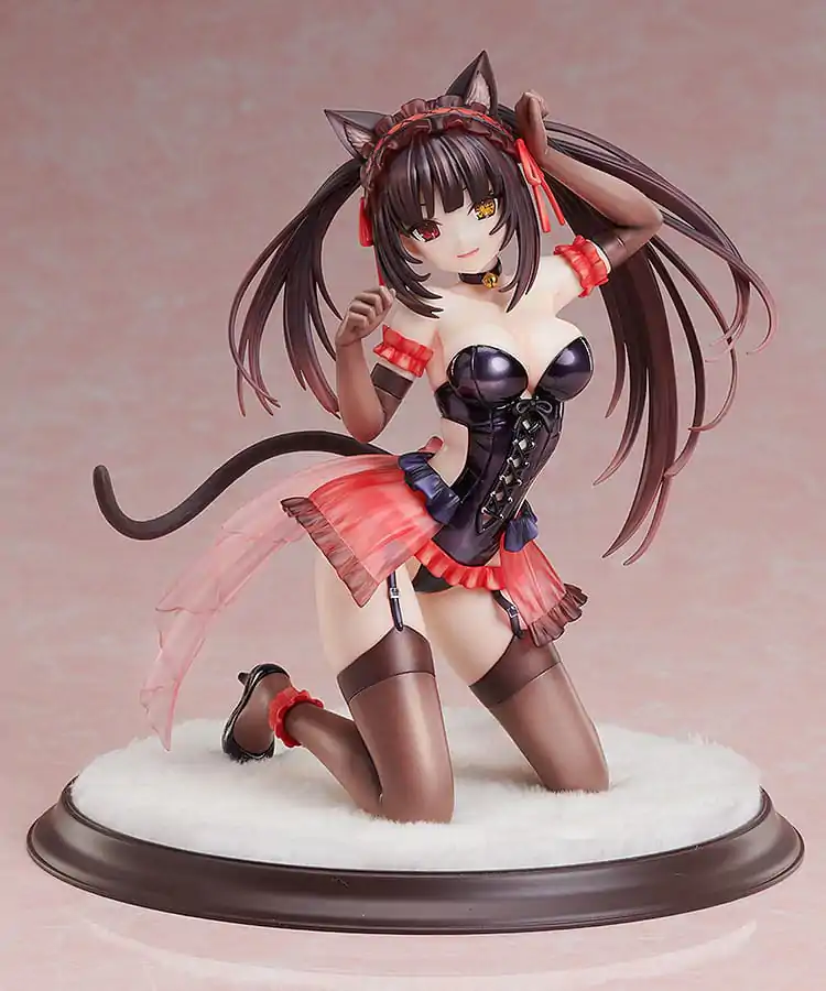 Date A Live Statue 1/7 Kurumi Tokisaki Kočičí uši verze 17 cm fotografii produktu