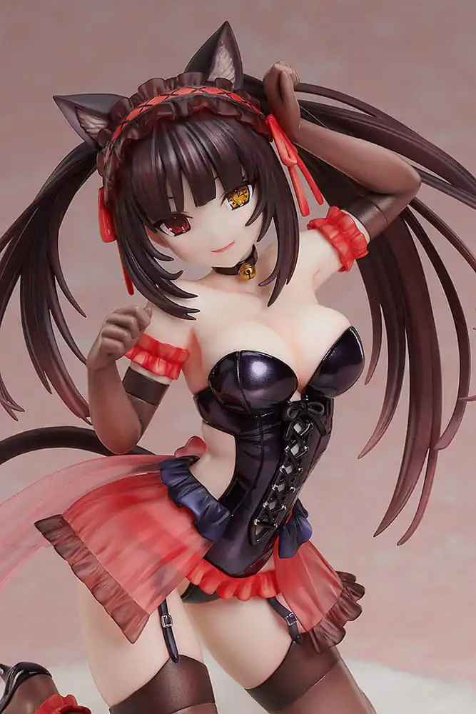 Date A Live Statue 1/7 Kurumi Tokisaki Kočičí uši verze 17 cm fotografii produktu