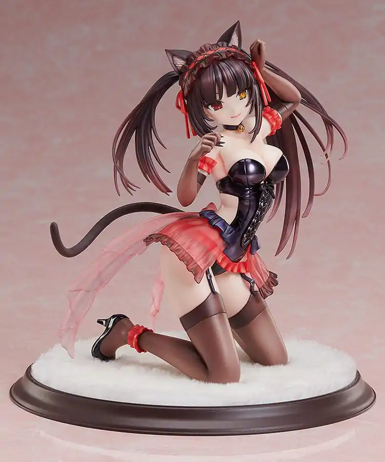 Date A Live Statue 1/7 Kurumi Tokisaki Kočičí uši verze 17 cm fotografii produktu