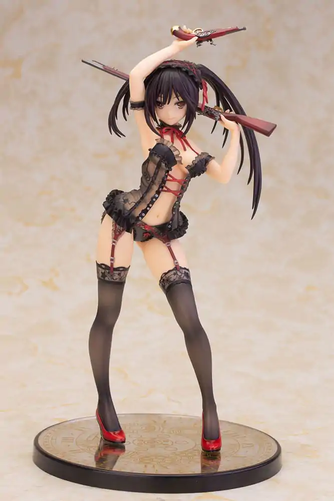 Date A Live Socha 1/7 Kurumi Tokisaki Spodní Prádlo Ver. Black Special Edition 24 cm fotografii produktu