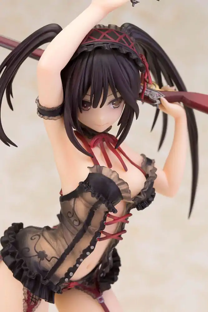 Date A Live Socha 1/7 Kurumi Tokisaki Lingerie Ver. Černá 24 cm fotografii produktu