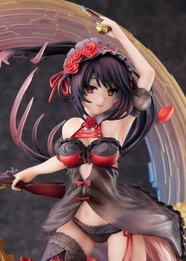 Date A Live IV PVC socha 1/7 Kurumi Tokisaki Lingerie Swimwear Ver. 27 cm fotografii produktu