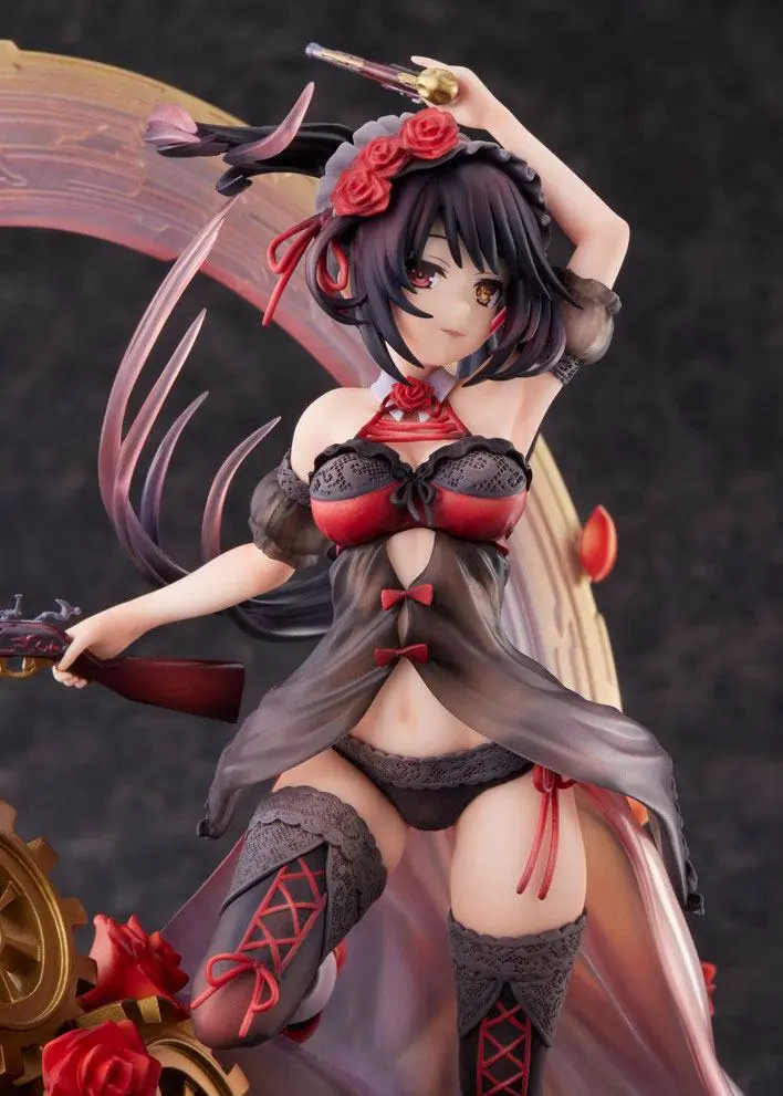 Date A Live IV PVC socha 1/7 Kurumi Tokisaki Lingerie Swimwear Ver. 27 cm fotografii produktu