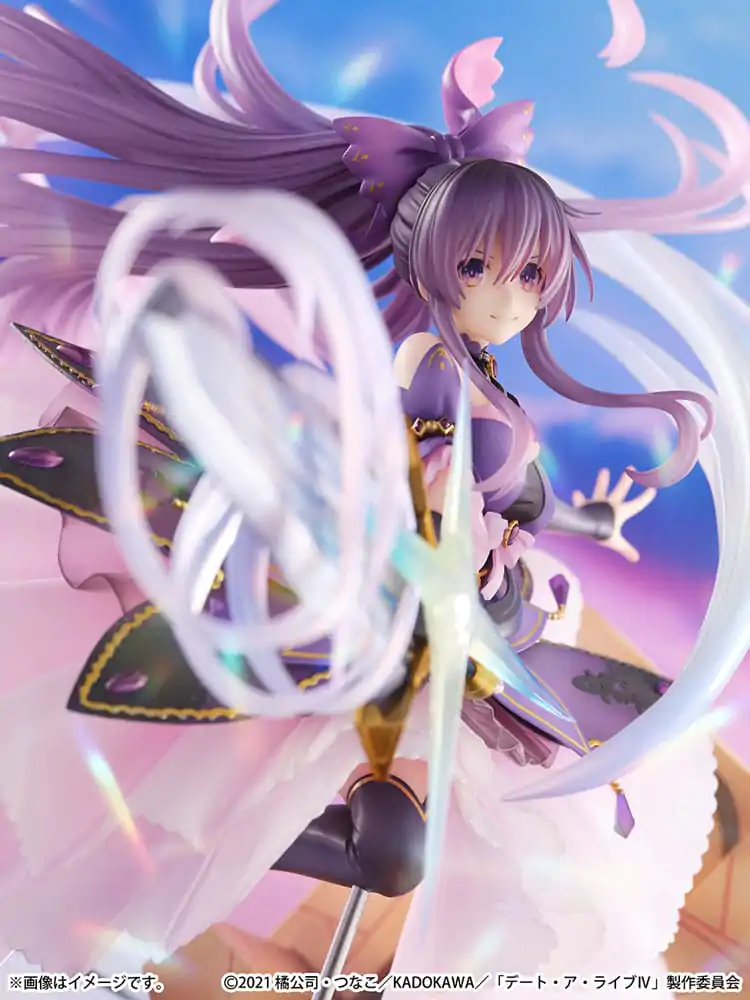 Date A Live IV SHIBUYA SCRAMBLE FIGURE PVC Socha 1/6 Tohka Yatogami Princess Amethyst Dress Verze 32 cm fotografii produktu