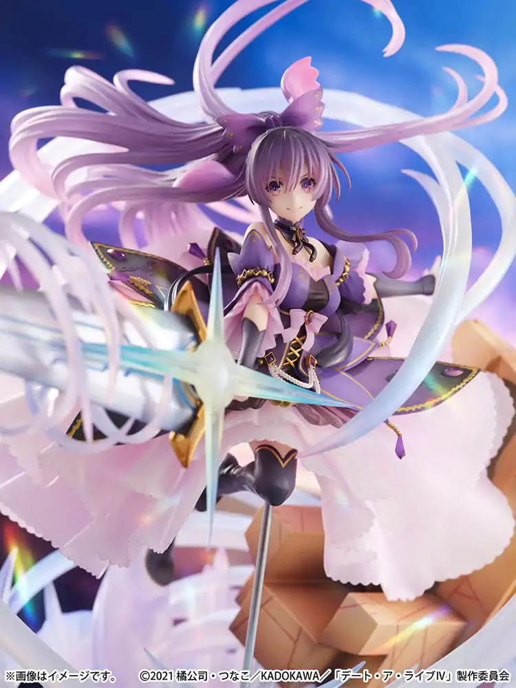 Date A Live IV SHIBUYA SCRAMBLE FIGURE PVC Socha 1/6 Tohka Yatogami Princess Amethyst Dress Verze 32 cm fotografii produktu