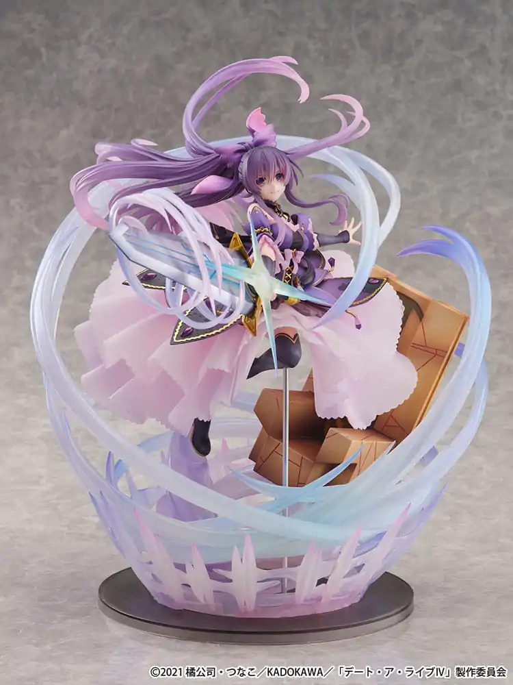 Date A Live IV SHIBUYA SCRAMBLE FIGURE PVC Socha 1/6 Tohka Yatogami Princess Amethyst Dress Verze 32 cm fotografii produktu