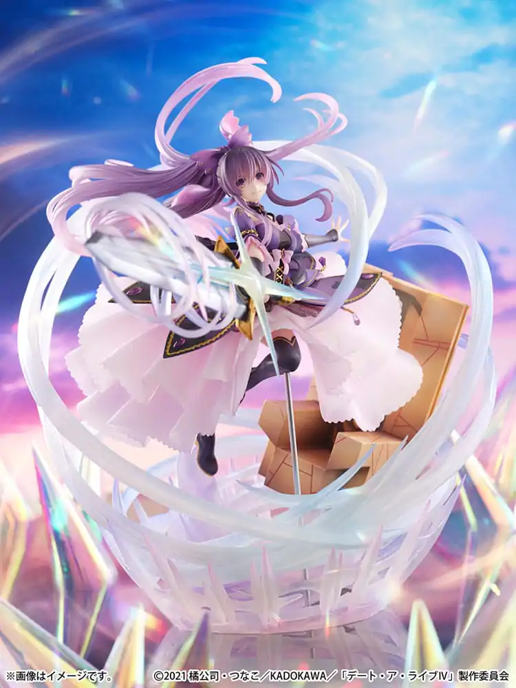 Date A Live IV SHIBUYA SCRAMBLE FIGURE PVC Socha 1/6 Tohka Yatogami Princess Amethyst Dress Verze 32 cm fotografii produktu