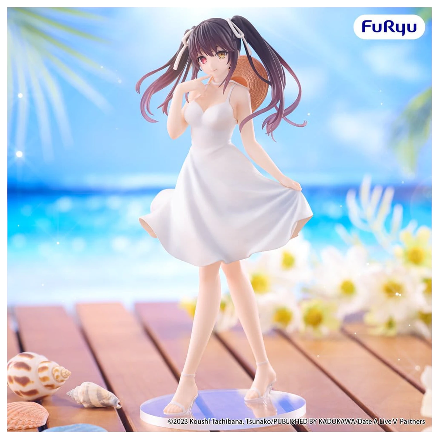Date A Live Summer Dress PVC figurka Kurumi Tokisaki 21 cm fotografii produktu