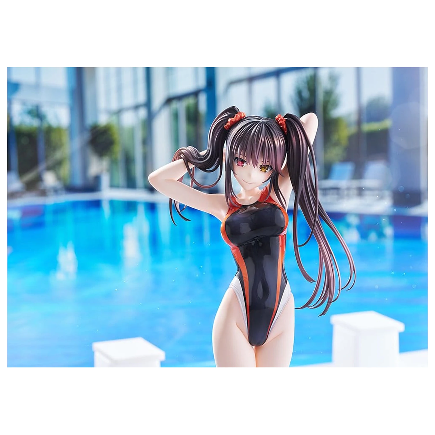 Date A Live Swimsuit Silhouette PVC figurka 1/7 Kurumi Tokisaki Swimwear Ver. 24 cm fotografii produktu
