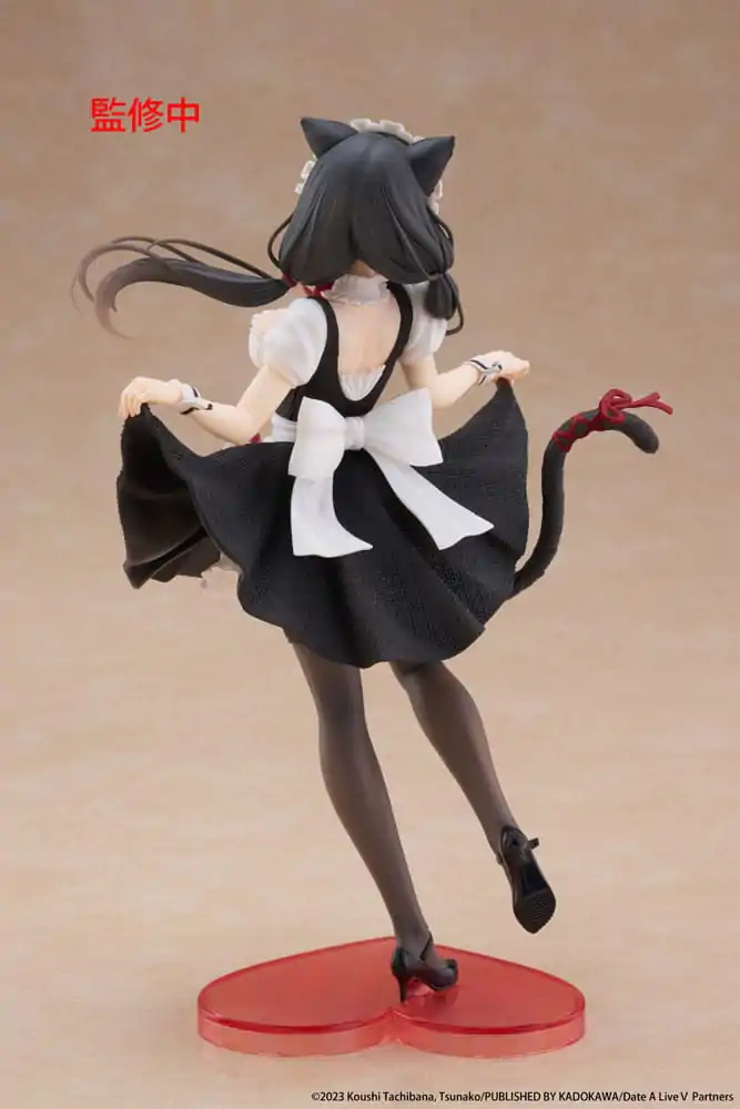 Date A Live V Coreful PVC soška Kurumi Tokisaki Kočičí Uši Maid Verze 18 cm fotografii produktu