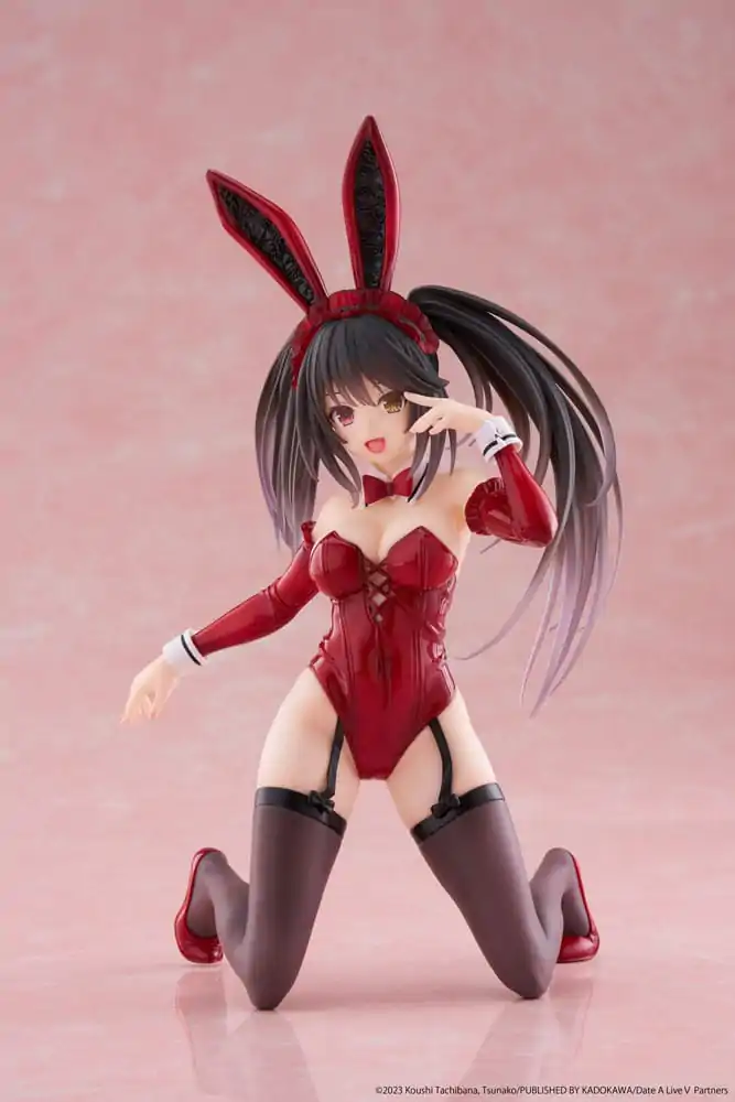 Date A Live V PVC soška Desktop Cute Figure Kurumi Tokisaki Bunny Ver. 13 cm fotografii produktu