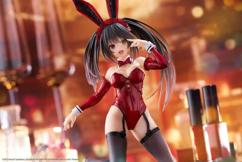 Date A Live V PVC soška Desktop Cute Figure Kurumi Tokisaki Bunny Ver. 13 cm fotografii produktu