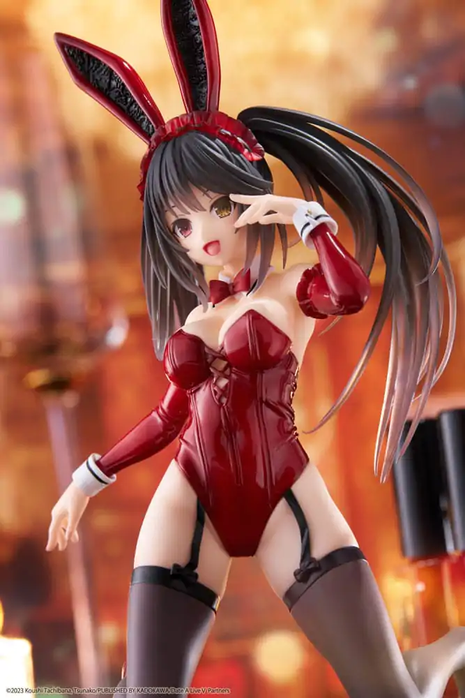 Date A Live V PVC soška Desktop Cute Figure Kurumi Tokisaki Bunny Ver. 13 cm fotografii produktu