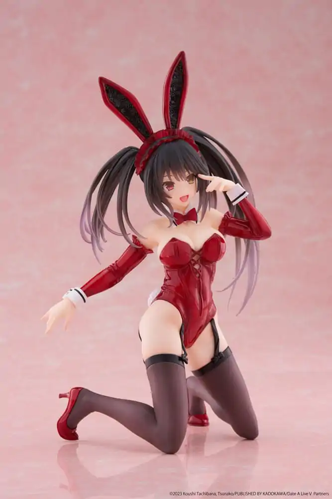 Date A Live V PVC soška Desktop Cute Figure Kurumi Tokisaki Bunny Ver. 13 cm fotografii produktu