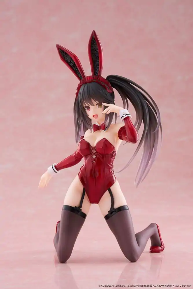 Date A Live V PVC soška Desktop Cute Figure Kurumi Tokisaki Bunny Ver. 13 cm fotografii produktu