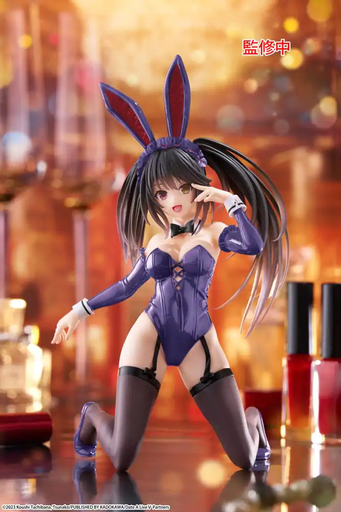 Date A Live V PVC soška roztomilá figurka Kurumi Tokisaki Bunny Ver. Obnovená 13 cm fotografii produktu
