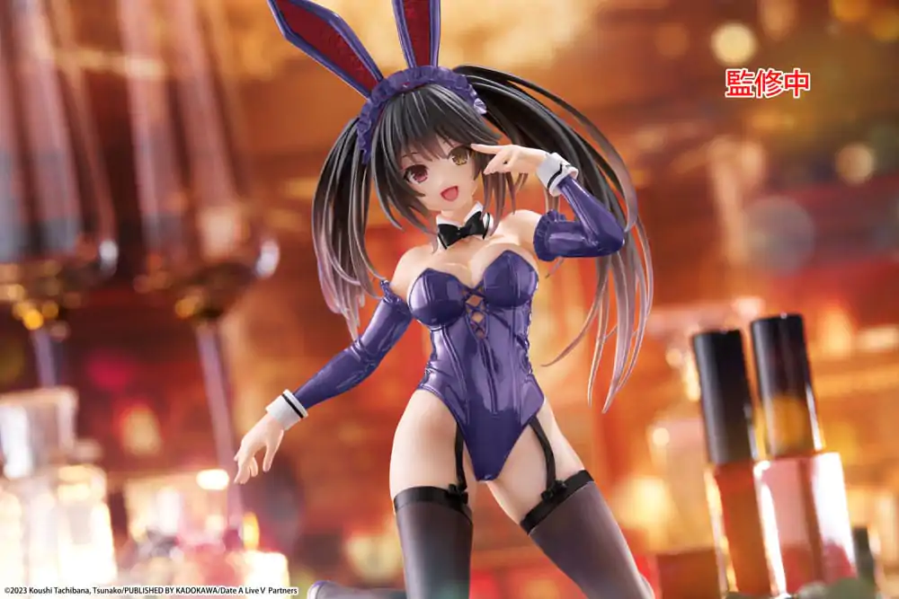 Date A Live V PVC soška roztomilá figurka Kurumi Tokisaki Bunny Ver. Obnovená 13 cm fotografii produktu