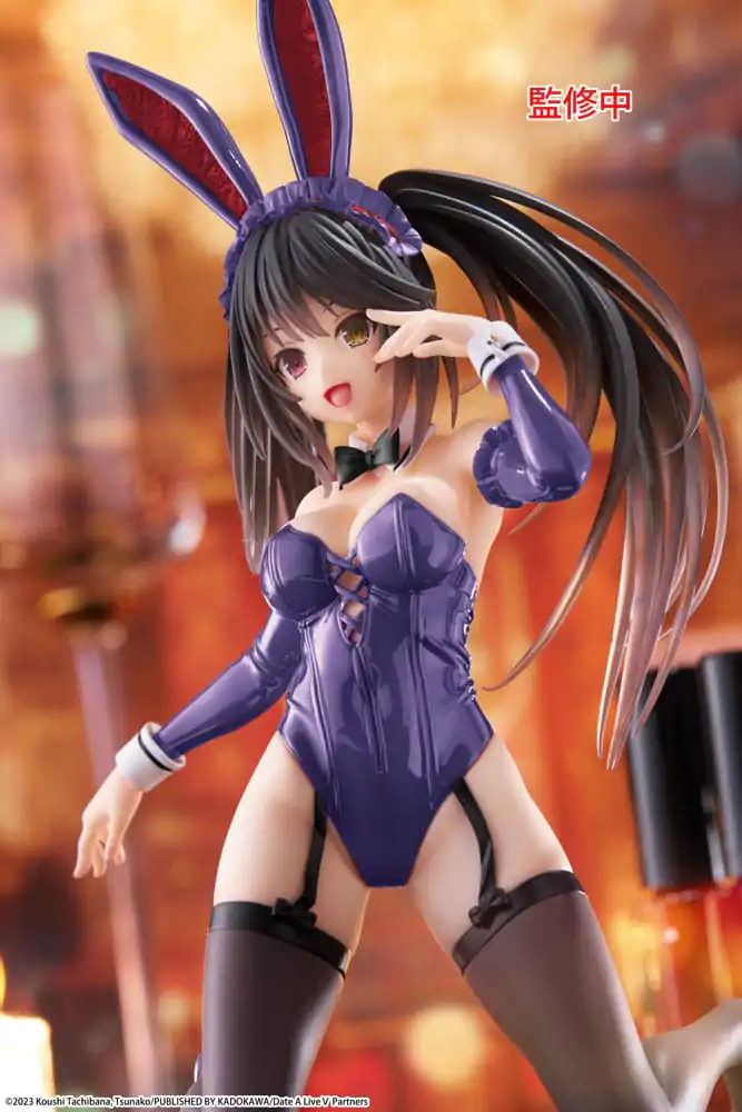 Date A Live V PVC soška roztomilá figurka Kurumi Tokisaki Bunny Ver. Obnovená 13 cm fotografii produktu