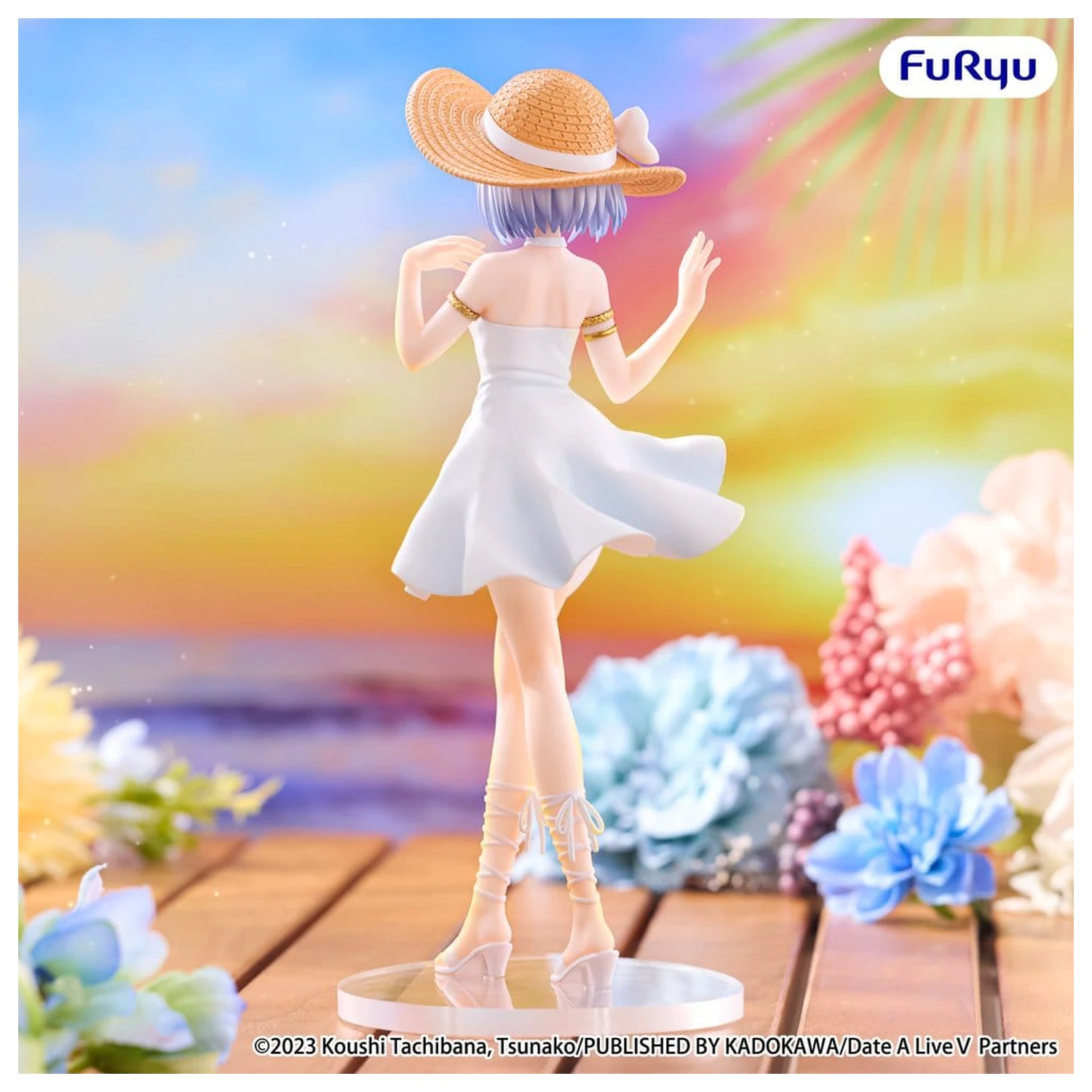 Date A Live V PVC Figurka Origami Tobiichi Summer Dress 20 cm fotografii produktu