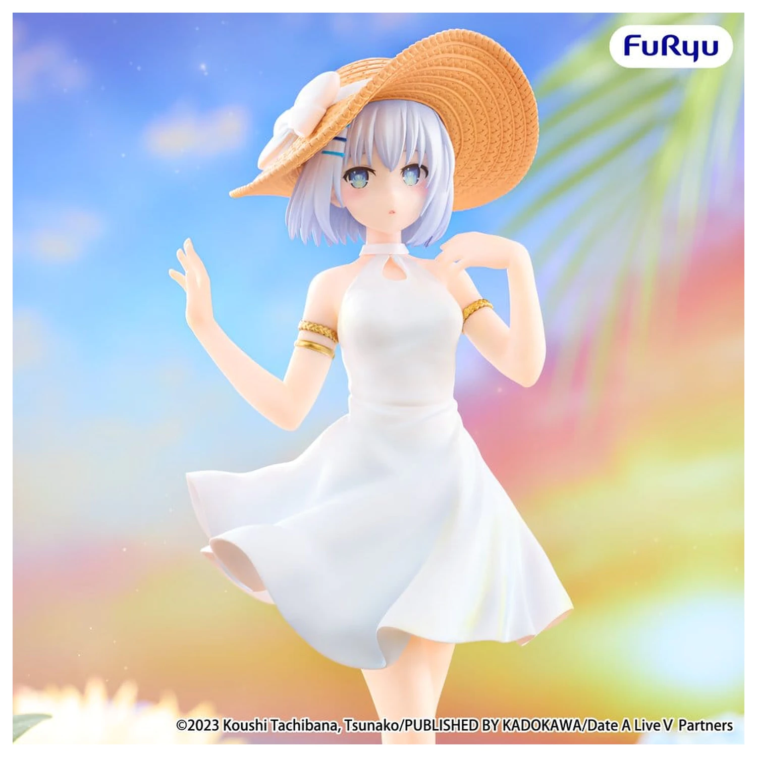 Date A Live V PVC Figurka Origami Tobiichi Summer Dress 20 cm fotografii produktu
