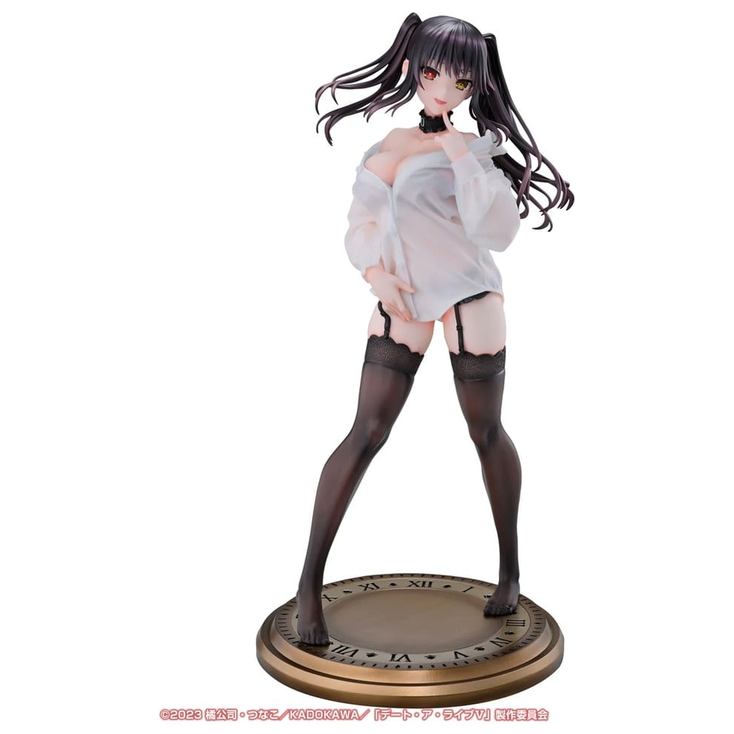 Date A Live V Re:Dress PVC figurka 1/4 Kurumi Tokisaki Dress shirt Ver. 40 cm fotografii produktu