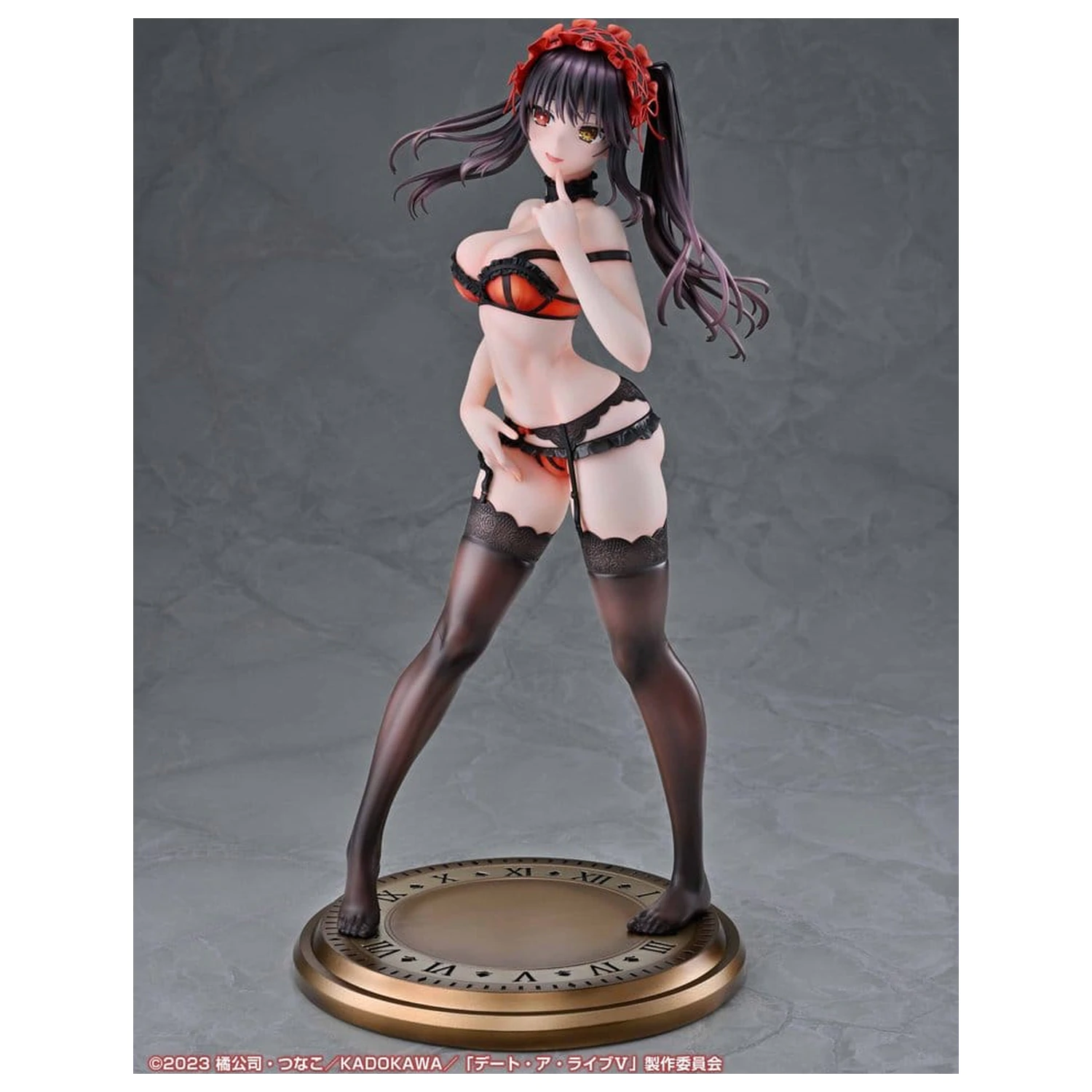 Date A Live V Re:Dress PVC figurka 1/4 Kurumi Tokisaki Dress shirt Ver. 40 cm fotografii produktu