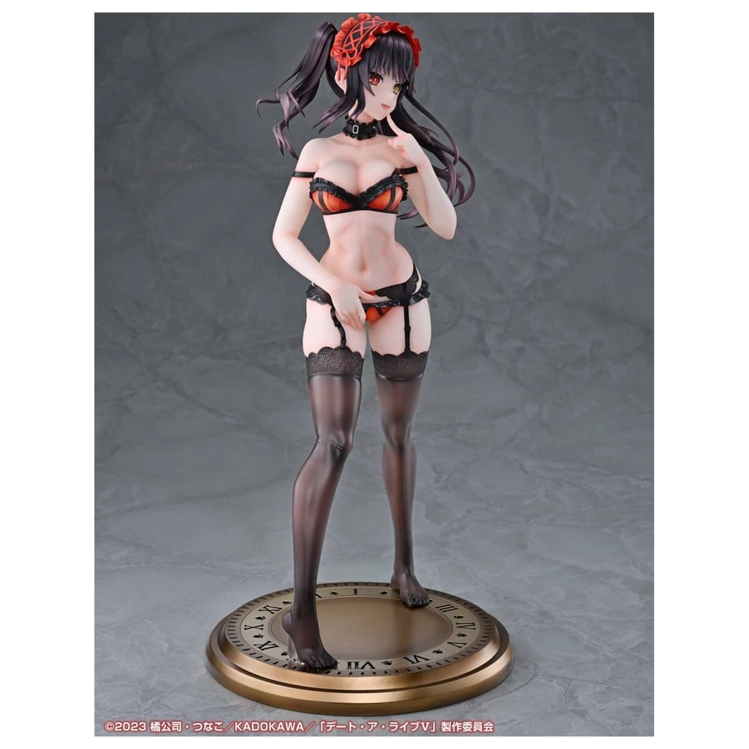Date A Live V Re:Dress PVC figurka 1/4 Kurumi Tokisaki Dress shirt Ver. 40 cm fotografii produktu